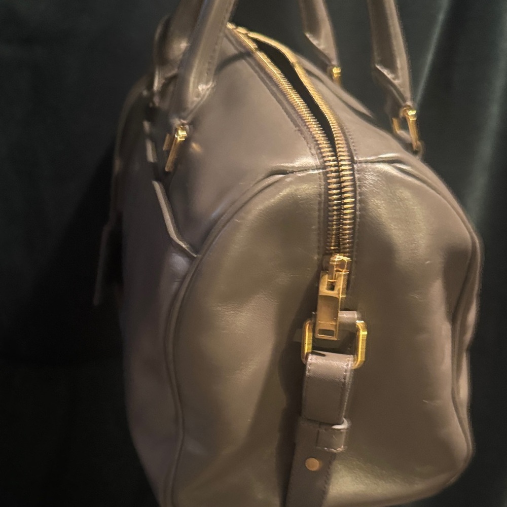 Saint Laurent Dark Gray Leather Baby duffle - Picture 5 of 13